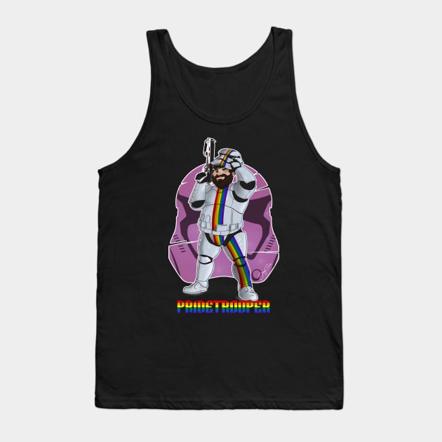 Pridetrooper Tank Top by JayGeeArt